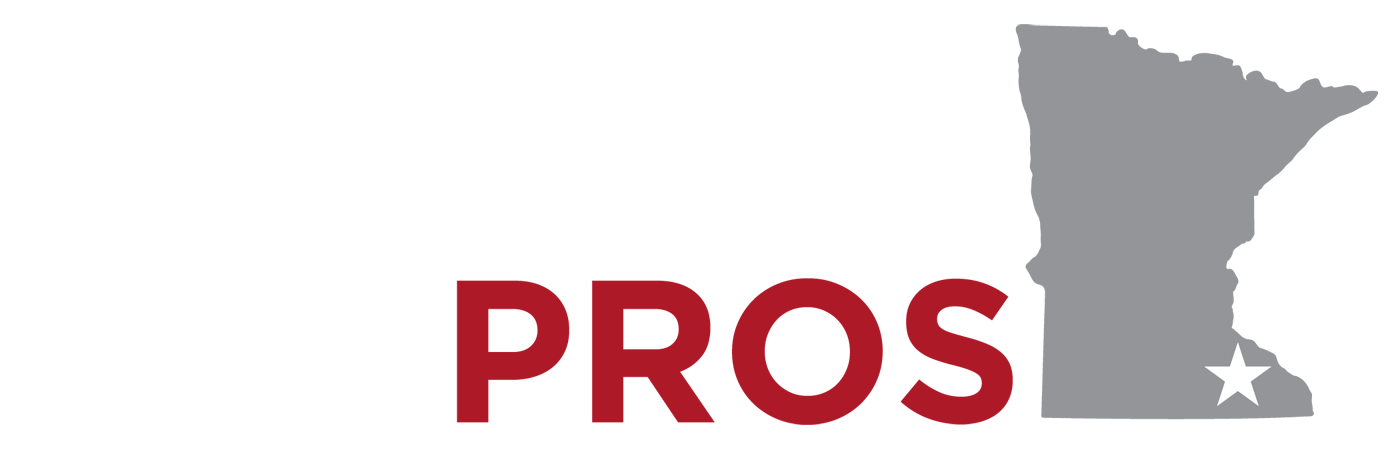 Minnesota Roofing Pros Logo White